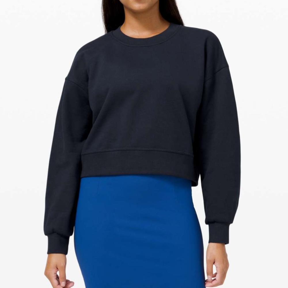 NWT Lululemon Perfectly Oversized Cropped Crew